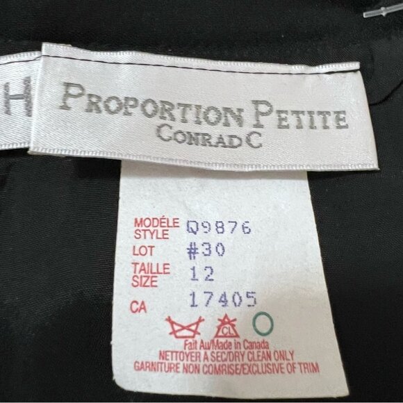 VINTAGE Deadstock Proportion Petite Conrad C Midi Skirt Size  12 - Picture 9 of 9